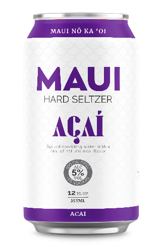 Maui Hard Seltzer Acai Can